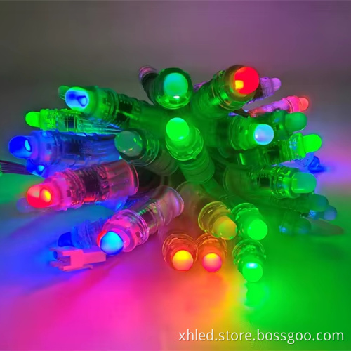 Upgraded 12mm Outdoor Permanent LED Christmas Color Light String